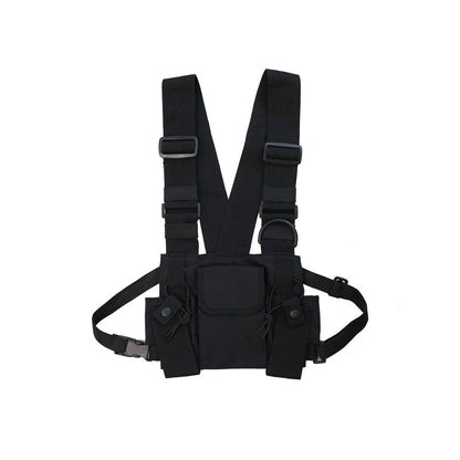 Concentrate Collective -Multifunctional Hip Hop Tactical Tooling Vest Style Chest Bag