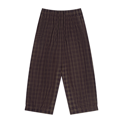 Concentrate Streetwear - CCS - 130gsm Unisex Plaid Wide Leg Pants