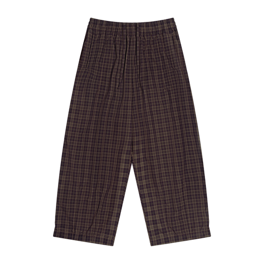 Concentrate Streetwear - CCS - 130gsm Unisex Plaid Wide Leg Pants