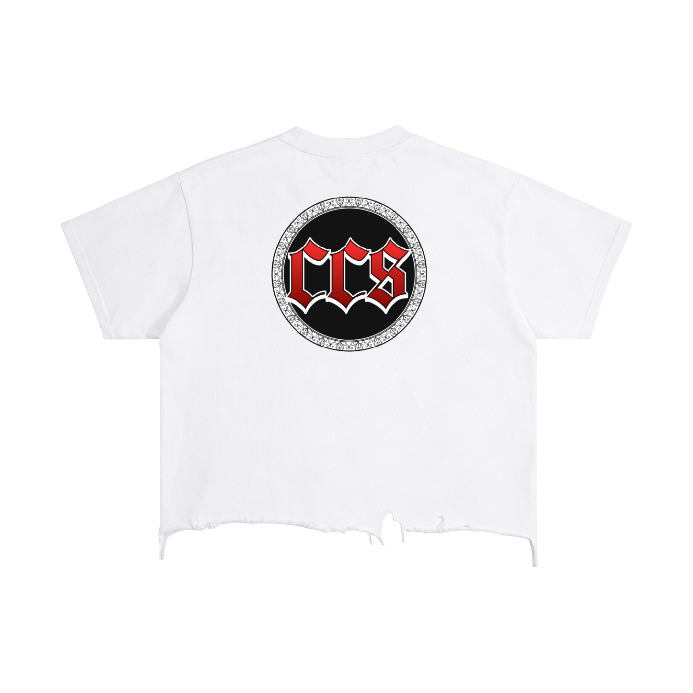 Concentrate Streetwear - Savage Crest CCS - 240gsm Vintage Wash Boxy Distressed Hem T-Shirt