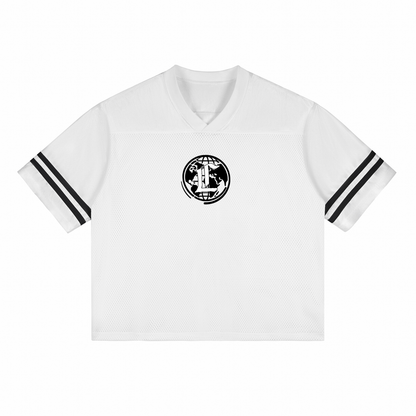 Concentrate Streetwear- CCS White - 240gsm Taped Mesh T-Shirt/Jersey