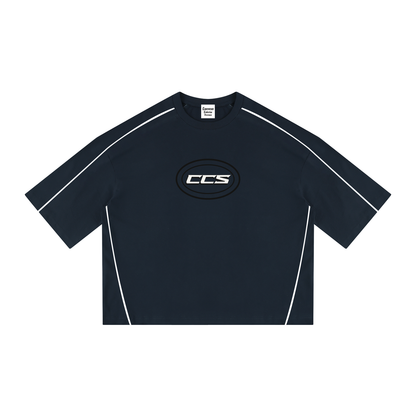 Concentrate Streetwear - CENT - 276gsm Unisex Heavyweight Boxy Piping T-Shirt