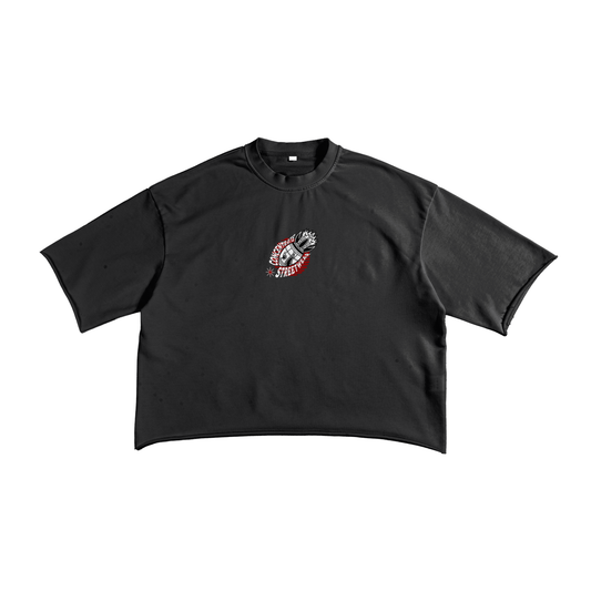 Concentrate Streetwear - Anti Control - 270gsm French Terry Raw Edge T-Shirt