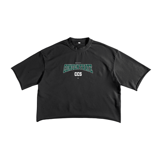 Concentrate Streetwear - Drop Out - 270gsm French Terry Raw Edge T-Shirt