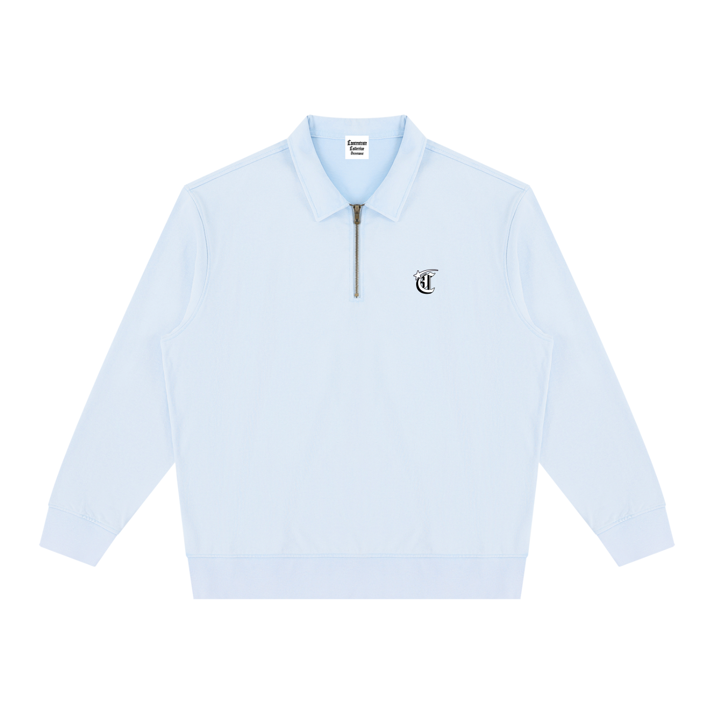 Concentrate Streetwear - Stary - 350gsm Unisex Vintage Wash Quarter-Zip Sweatshirt