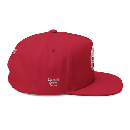 Concentrate Collective Streetwear - CCS - Flat Bill Snap Back Cap Embroidered White Logo