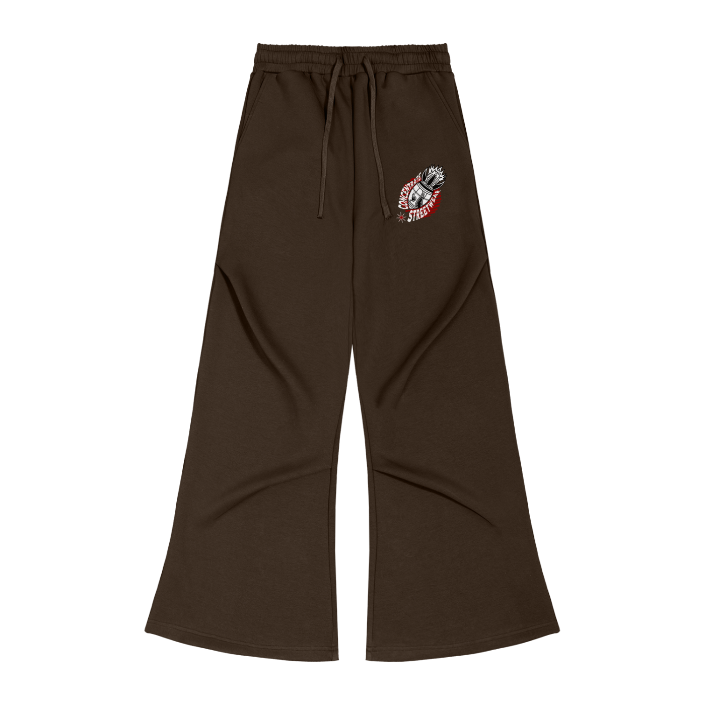 Concentrate Streetwear - CCS - Anti Control  - 380gsm Wide Leg Drawstring Sweatpants