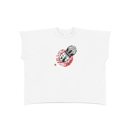 Concentrate Streetwear - Anti Control  - 280gsm Raw Edge Boxy Non-Shrink T-Shirt