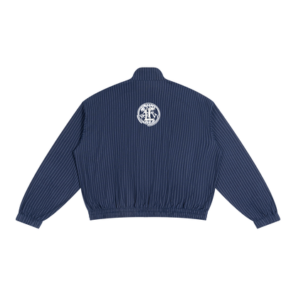 Concentrate Streetwear - CCS - 145gsm Unisex Striped Full-Zip Track Jacket