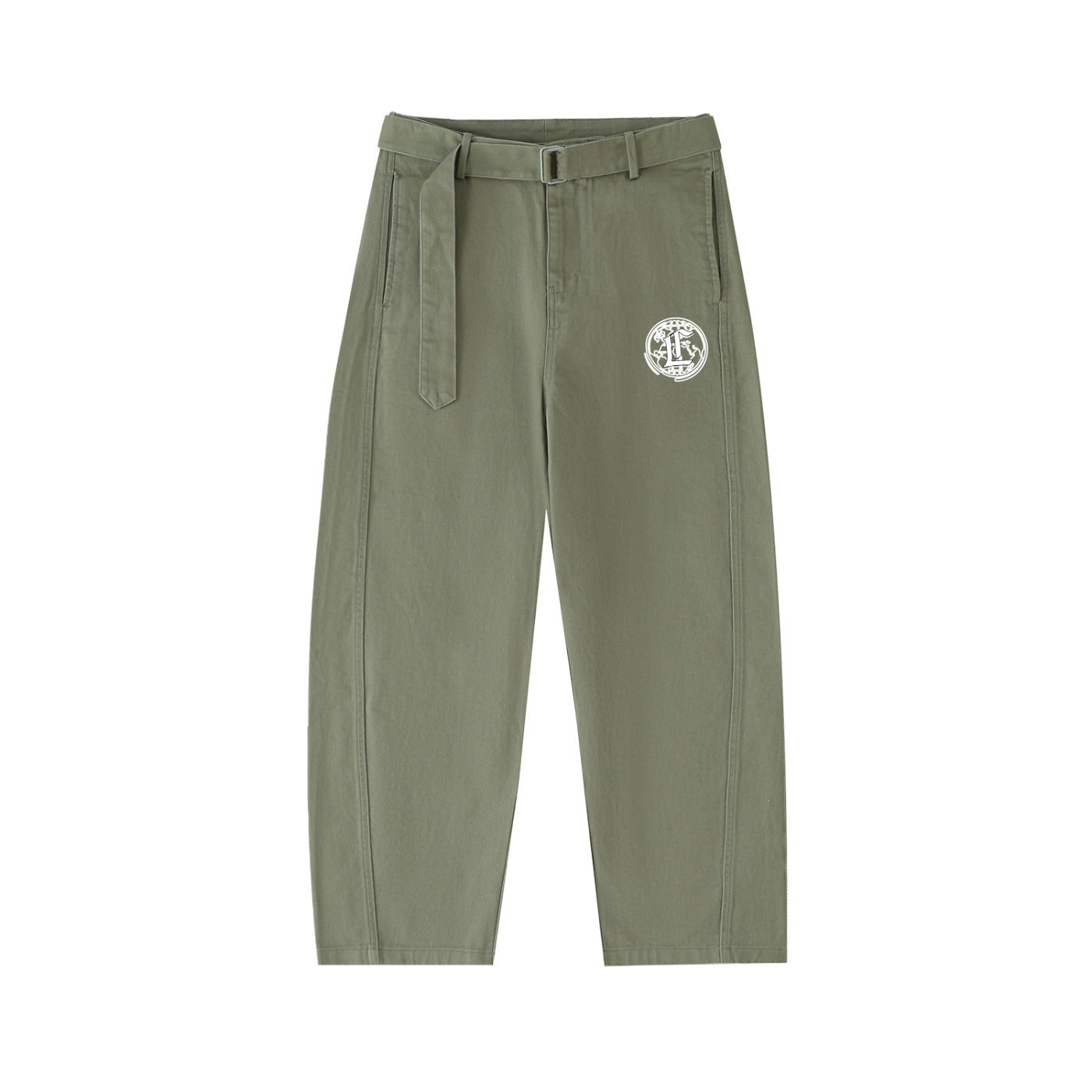 Concentrate Streetwear - CCS - 360gsm Belted Curved-Blade Pants