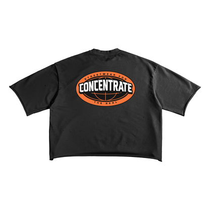Concentrate Streetwear - The Real - 270gsm French Terry Raw Edge T-Shirt