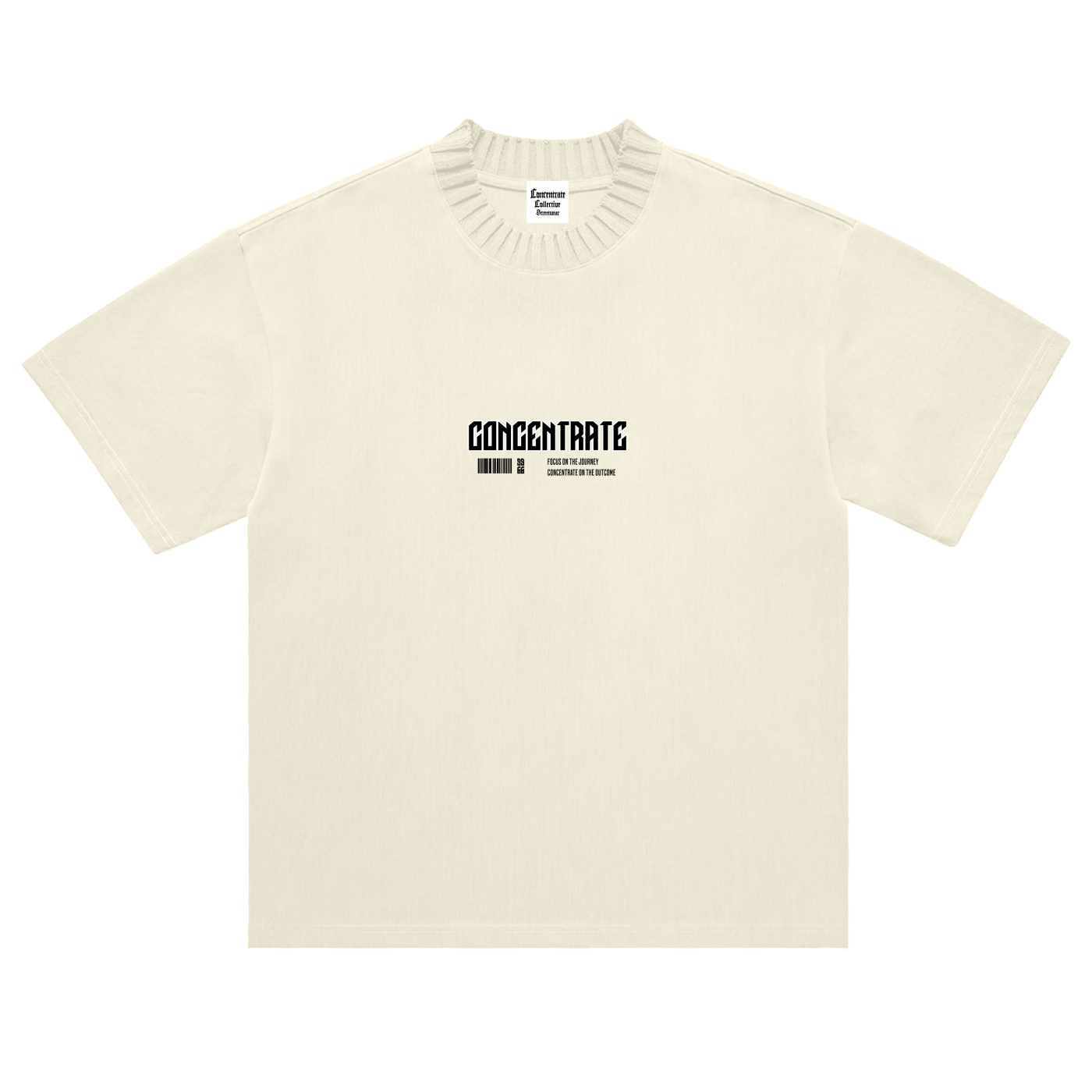 Concentrate Streetwear - Glory - 305gsm Heavyweight Knitted Round Neck T-Shirt