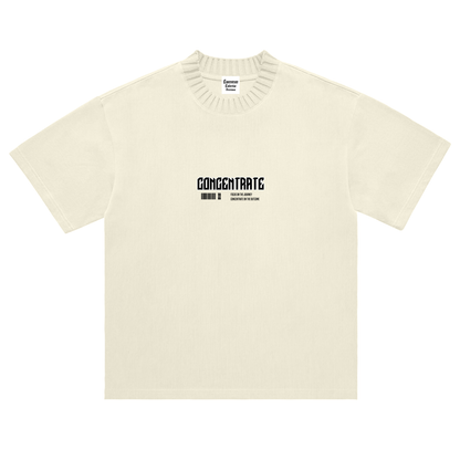 Concentrate Streetwear - Glory - 305gsm Heavyweight Knitted Round Neck T-Shirt