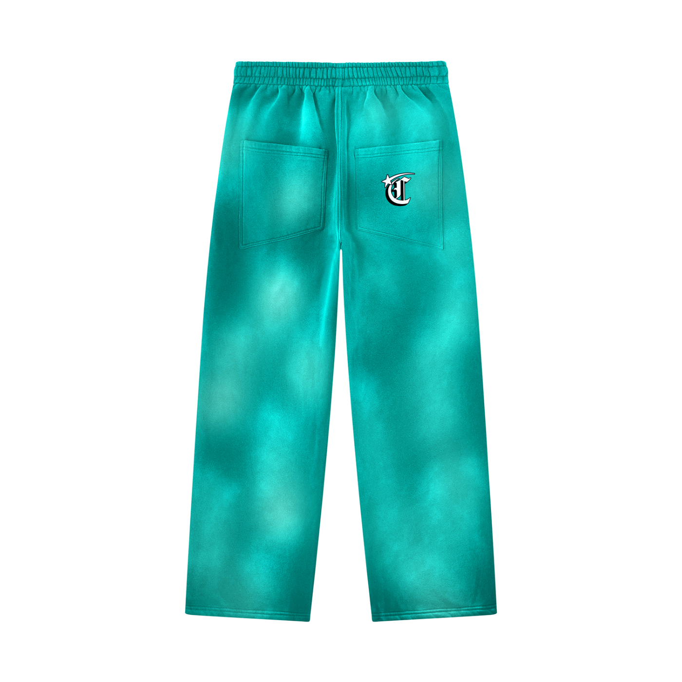 Concentrate Streetwear - Starry - 350gsm Unisex Sunfade Wide Leg Fleece Sweatpants