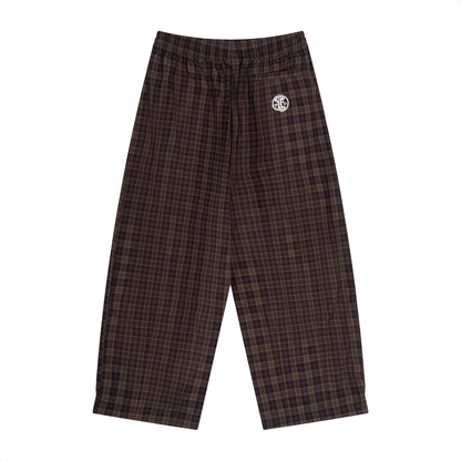 Concentrate Streetwear - CCS - 130gsm Unisex Plaid Wide Leg Pants