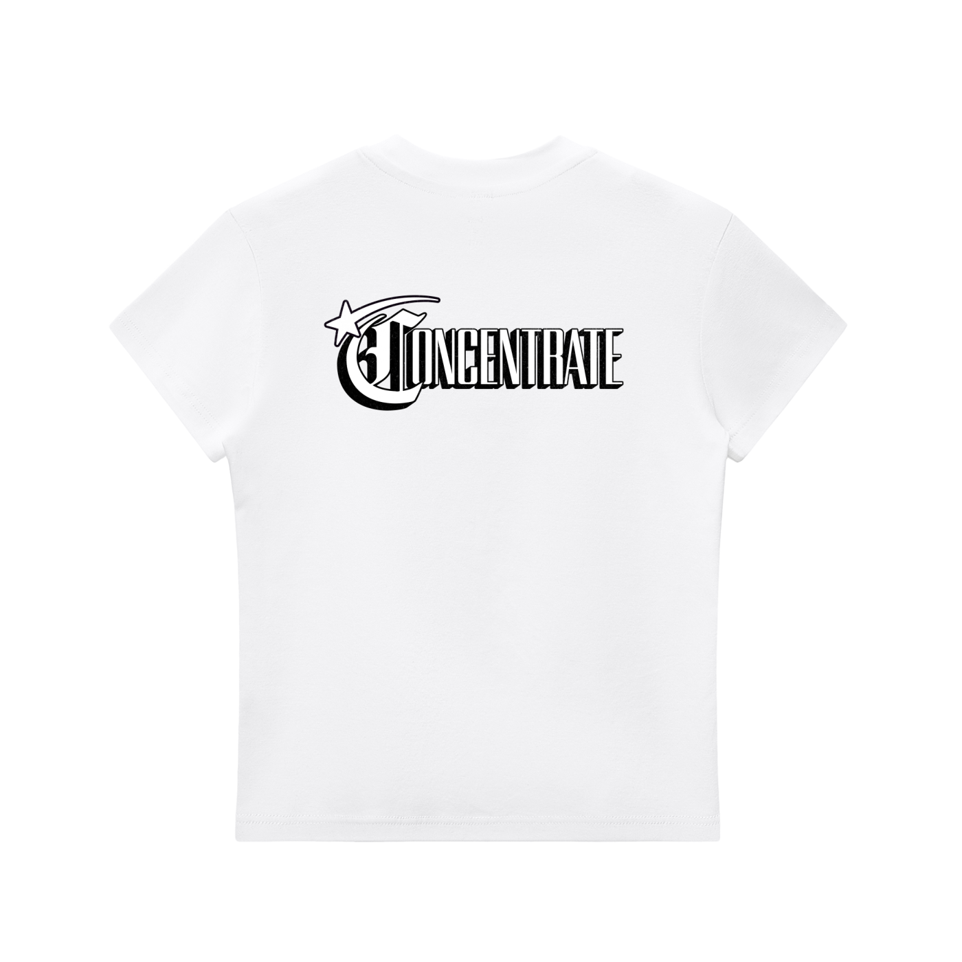 Concentrate Streetwear - Starry Sea - 260gsm Female Essential Bodycon Crewneck T-Shirt