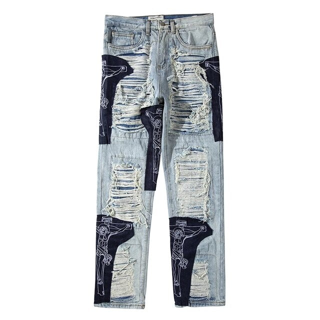 Concentrate Collective - Four Seasons - Men's Ripped Tassel Jeans