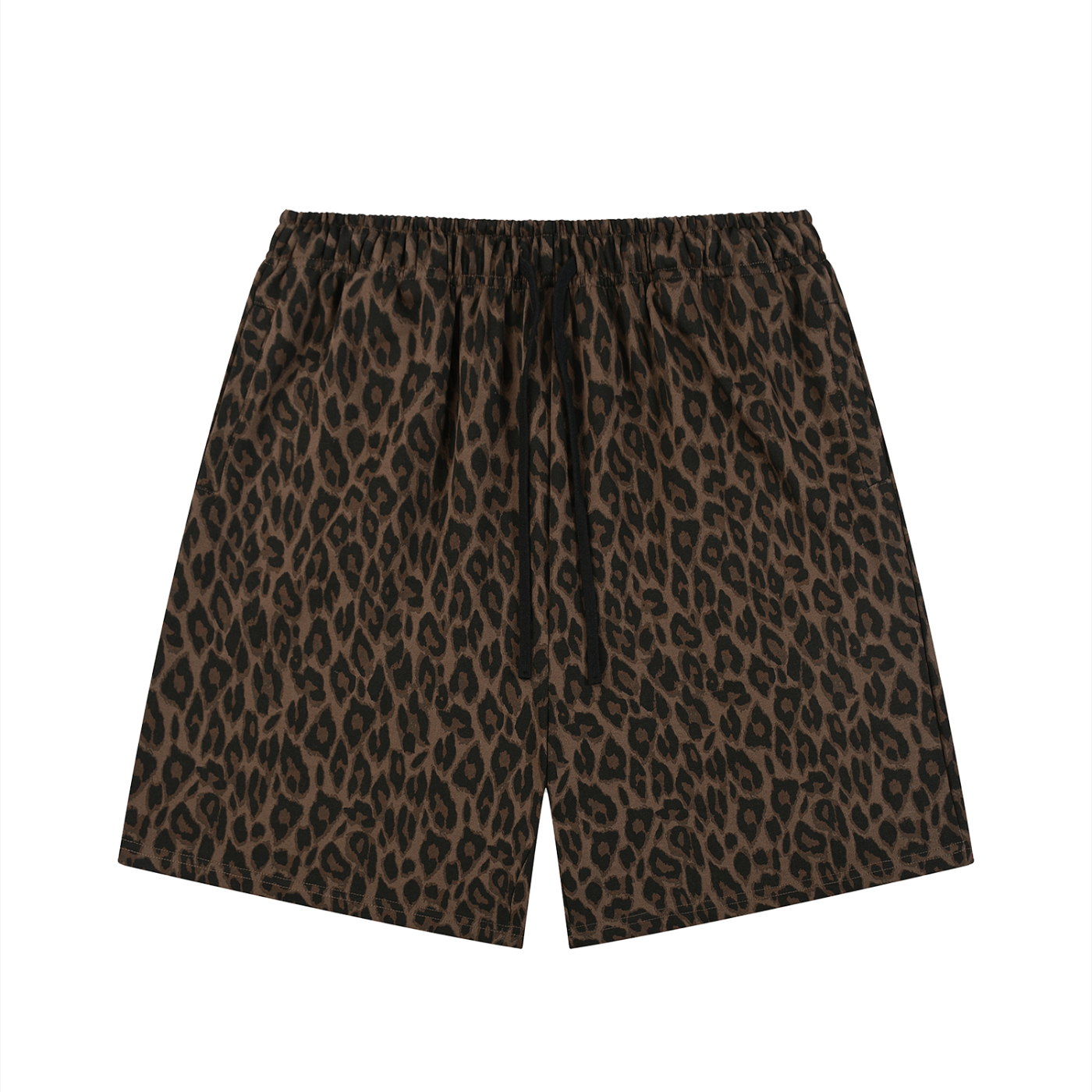 Concentrate Streetwear - Starry Sea - 360gsm Unisex Heavyweight Leopard Drawstring Shorts