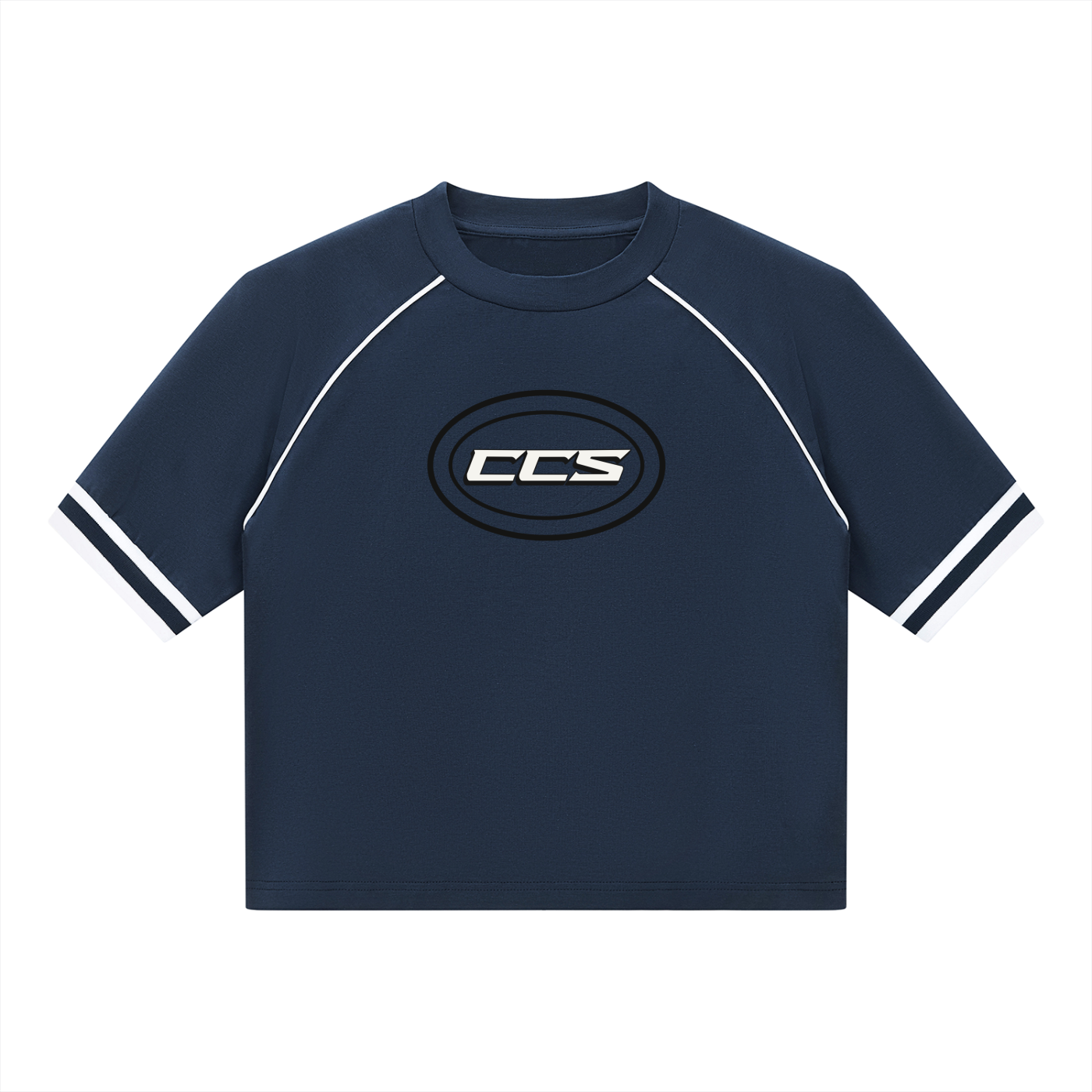 Concentrate Streetwear - CENT - 210gsm Women’s Raglan Ribbed T-Shirt