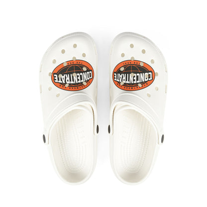 Concentrate Collective Streetwear - The Real - White Foam Rubber Shoes/ Slide Ons