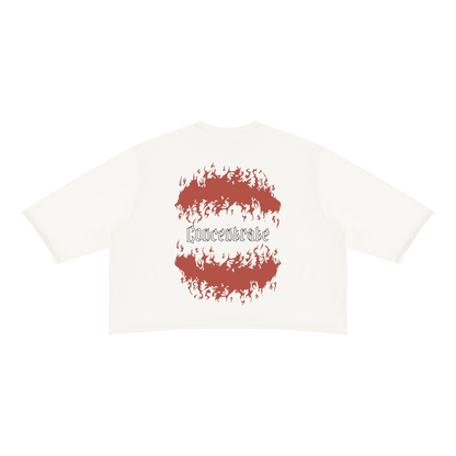 Concentrate Streetwear - Flamed - 330 gsm Unisex Mineral Wash Raw Hem Boxy T-Shirt