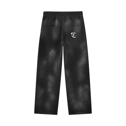 Concentrate Streetwear - Starry - 350gsm Unisex Sunfade Wide Leg Fleece Sweatpants