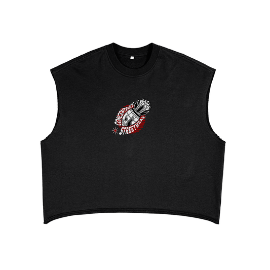 Concentrate Streetwear - Anti Control - 340gsm French Terry Boxy Tank Top