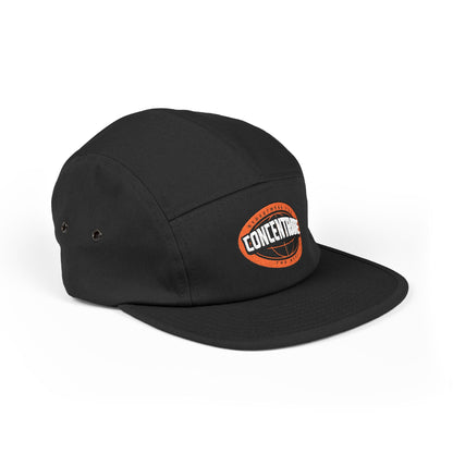 Concentrate Collective Streetwear- The Real - 5 Panel Cap Embroidered Logo