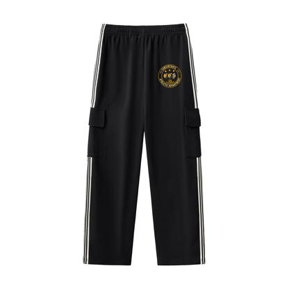 Concentrate Streetwear - CCS Athletics - 350gsm Side Stripe Straight-Leg Pants