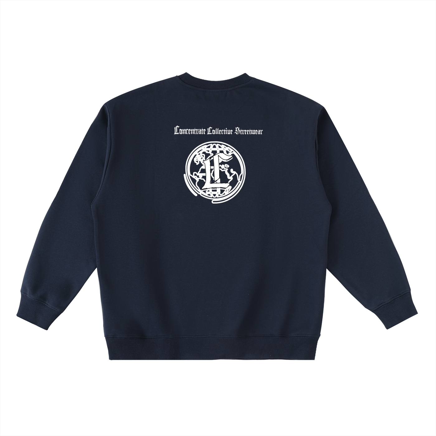 Concentrate Streetwear - CCS - 380gsm Oversized Thick Crewneck Taped Sweatshirt