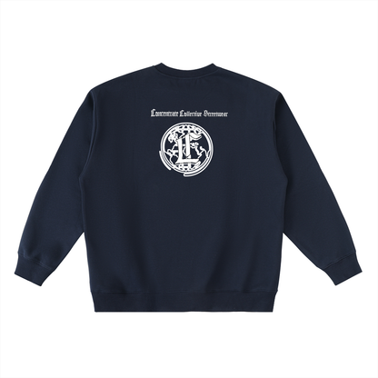 Concentrate Streetwear - CCS - 380gsm Oversized Thick Crewneck Taped Sweatshirt