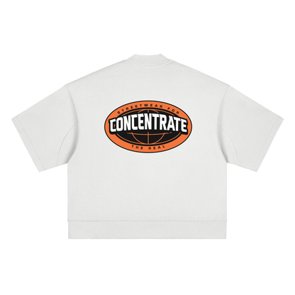 Concentrate Streetwear - The Real - 305gsm Massive Heavyweight Oversized Mock Neck T-shirt