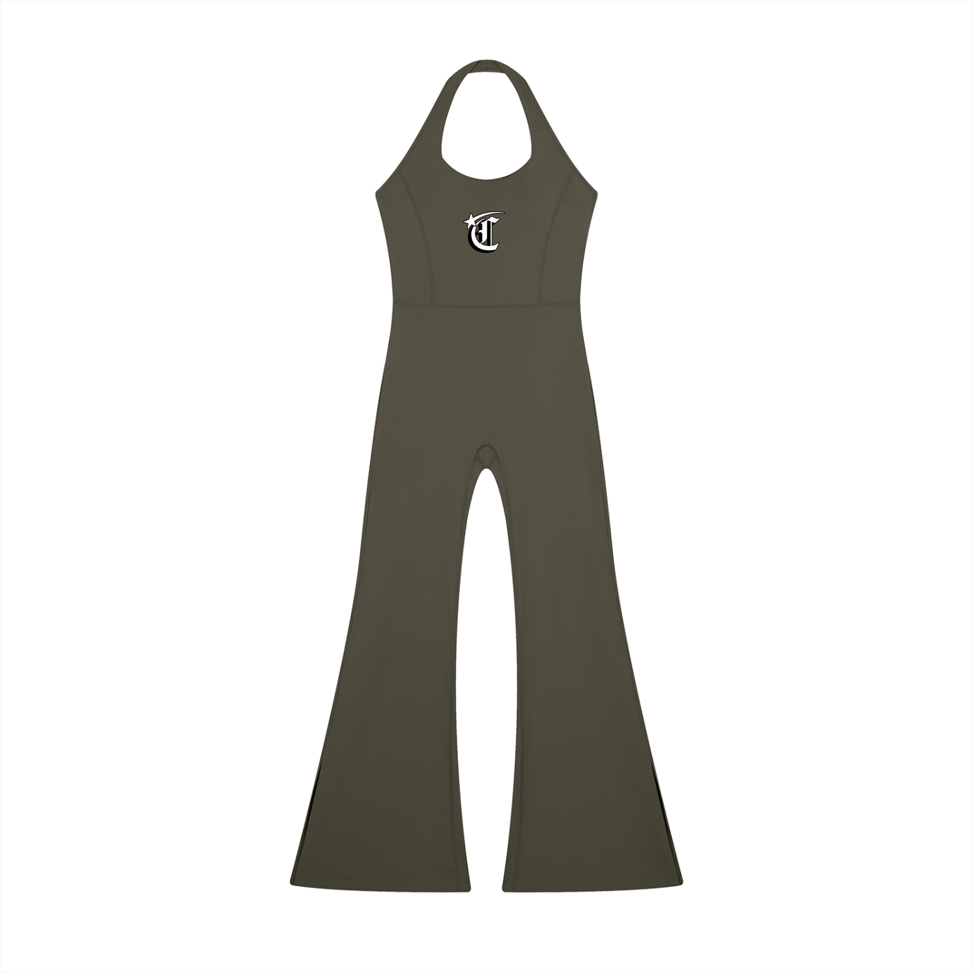 Concentrate Streetwear - Starry Sea -  Women’s Halter Flared Jumpsuit
