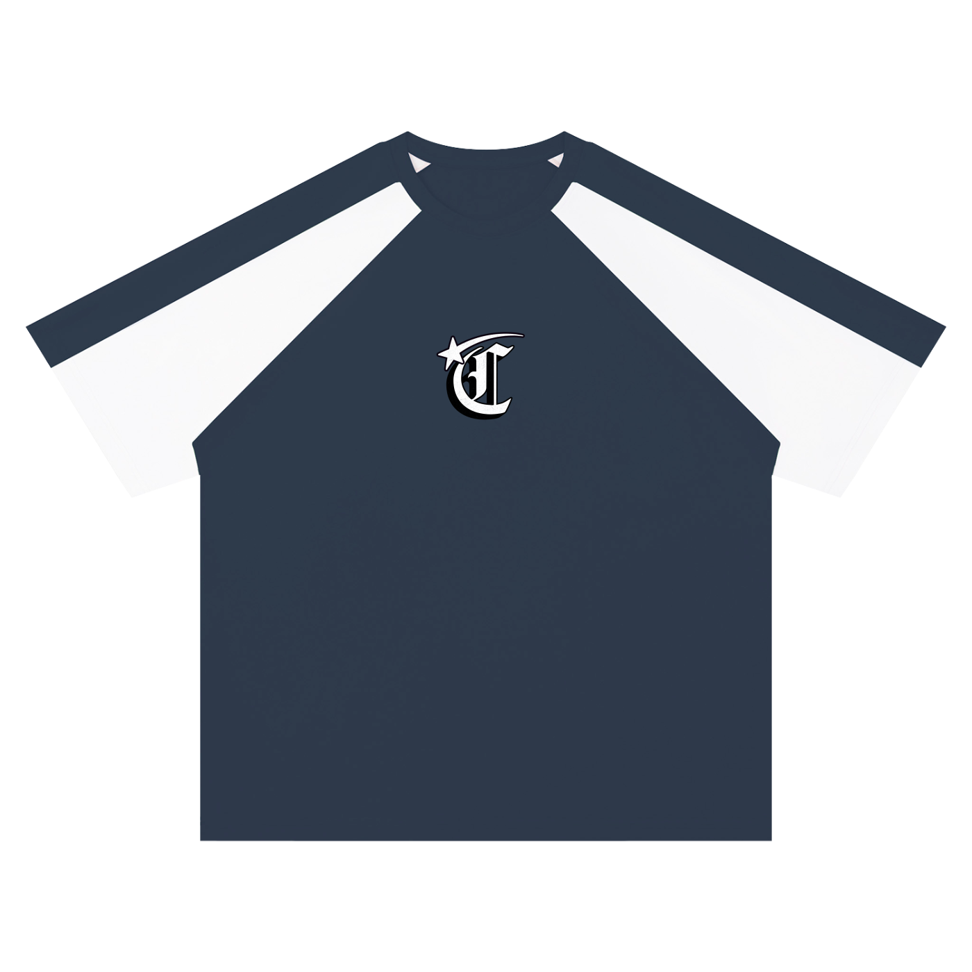 Concentrate Streetwear - Starry Sea - 200gsm Unisex Color Block Raglan T-Shirt