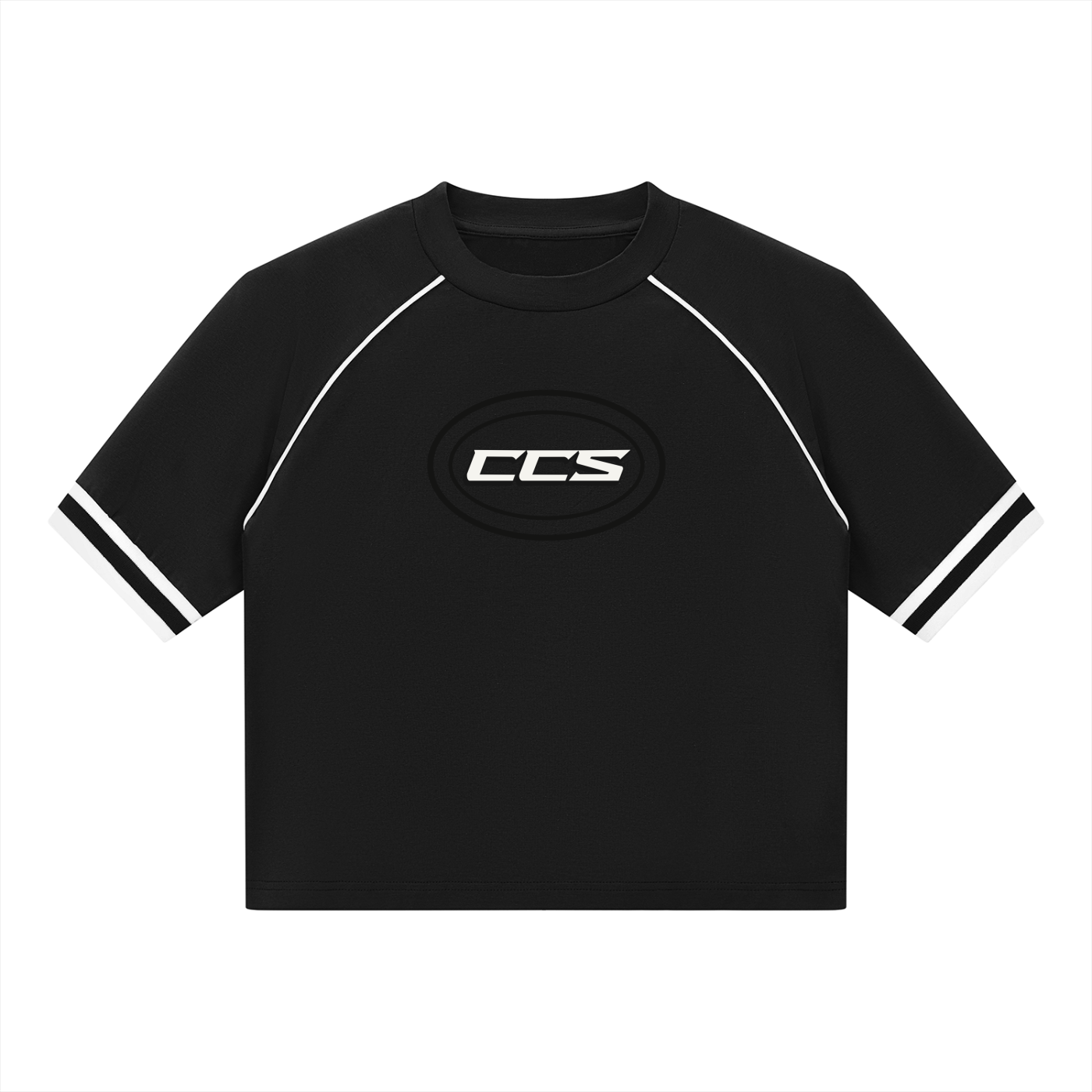 Concentrate Streetwear - CENT - 210gsm Women’s Raglan Ribbed T-Shirt