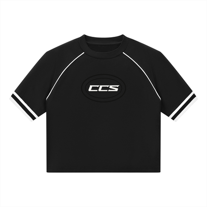 Concentrate Streetwear - CENT - 210gsm Women’s Raglan Ribbed T-Shirt