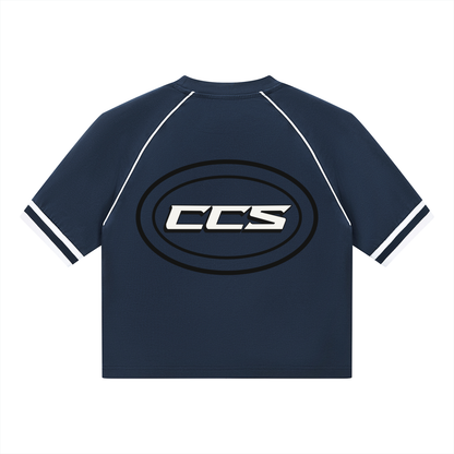 Concentrate Streetwear - CENT - 210gsm Women’s Raglan Ribbed T-Shirt