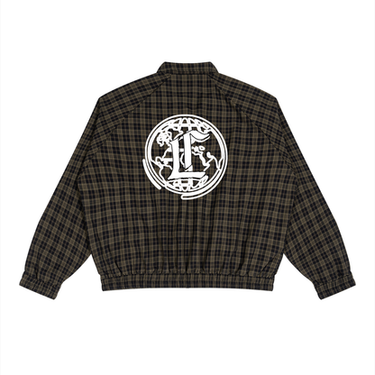 Concentrate Streetwear - CCS - 130gsm Unisex Plaid Full-Zip Track Jacket