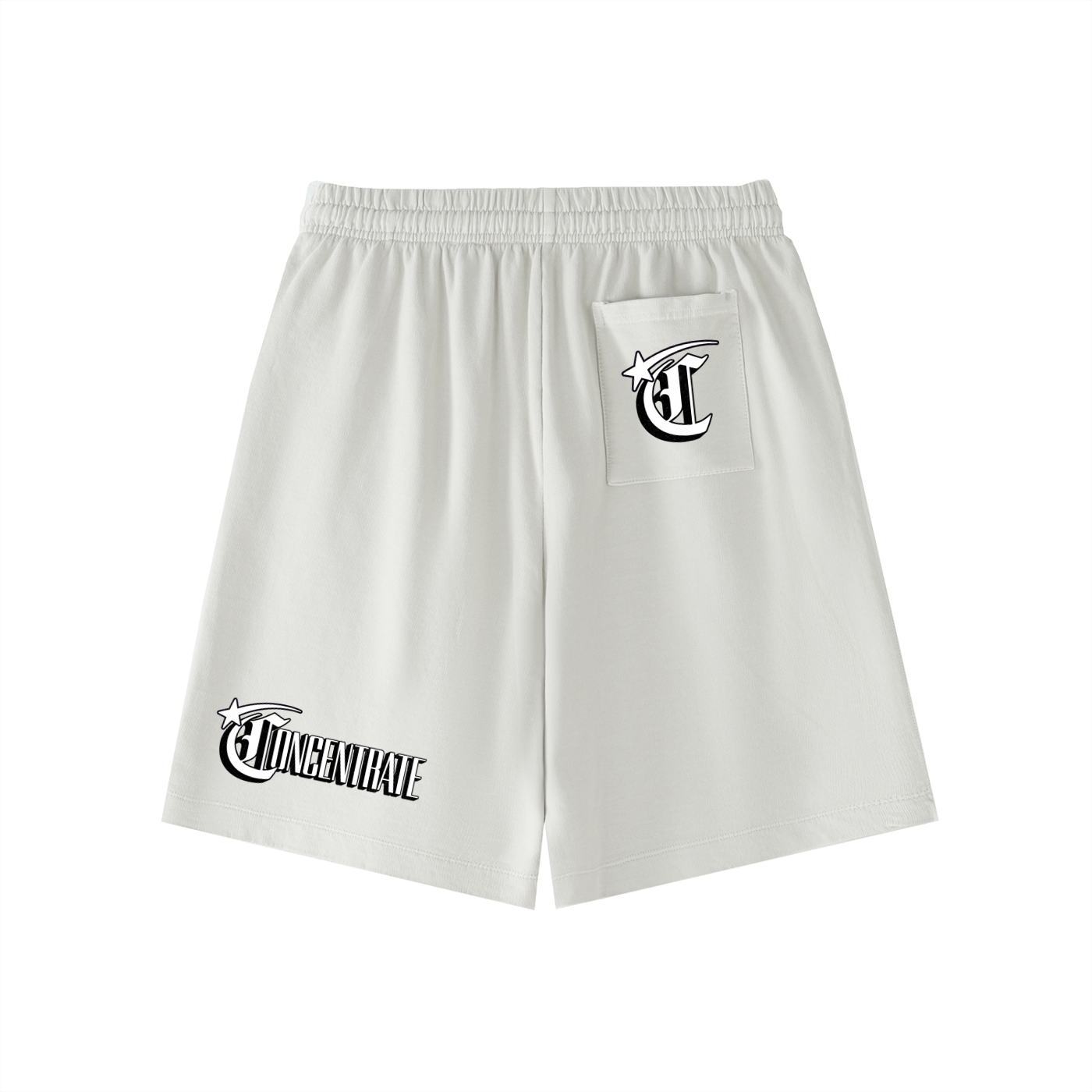 Concentrate Streetwear - Starry Sea - 320gsm Vintage Wash Cotton Shorts