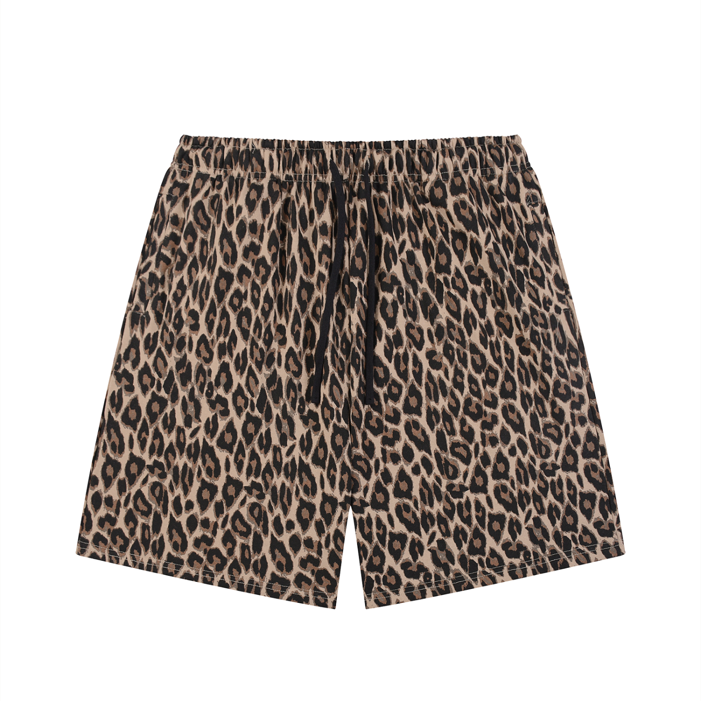 Concentrate Streetwear - Starry Sea - 360gsm Unisex Heavyweight Leopard Drawstring Shorts