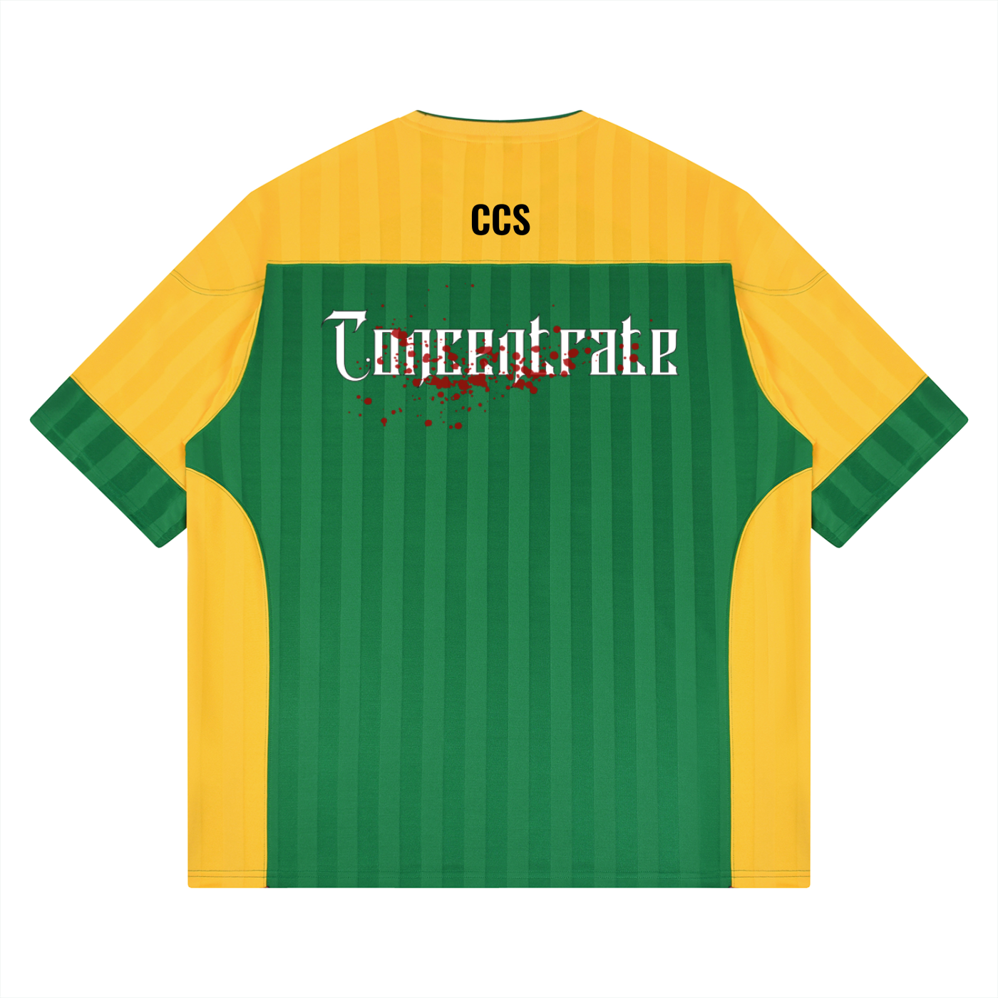 Concentrate Streetwear - Splatter - 150gsm Unisex Striped Raglan Jersey