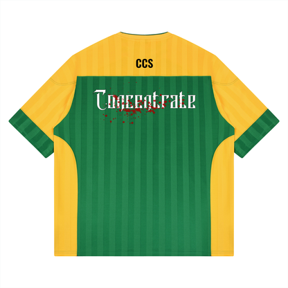 Concentrate Streetwear - Splatter - 150gsm Unisex Striped Raglan Jersey