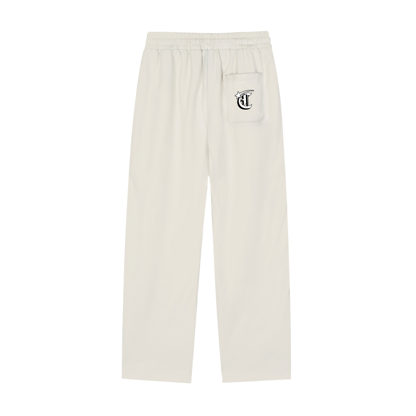 Concentrate Streetwear - Starry Sea - 365gsm Reflection Striped Straight-Leg Sweatpants