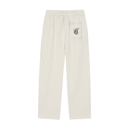 Concentrate Streetwear - Starry Sea - 365gsm Reflection Striped Straight-Leg Sweatpants