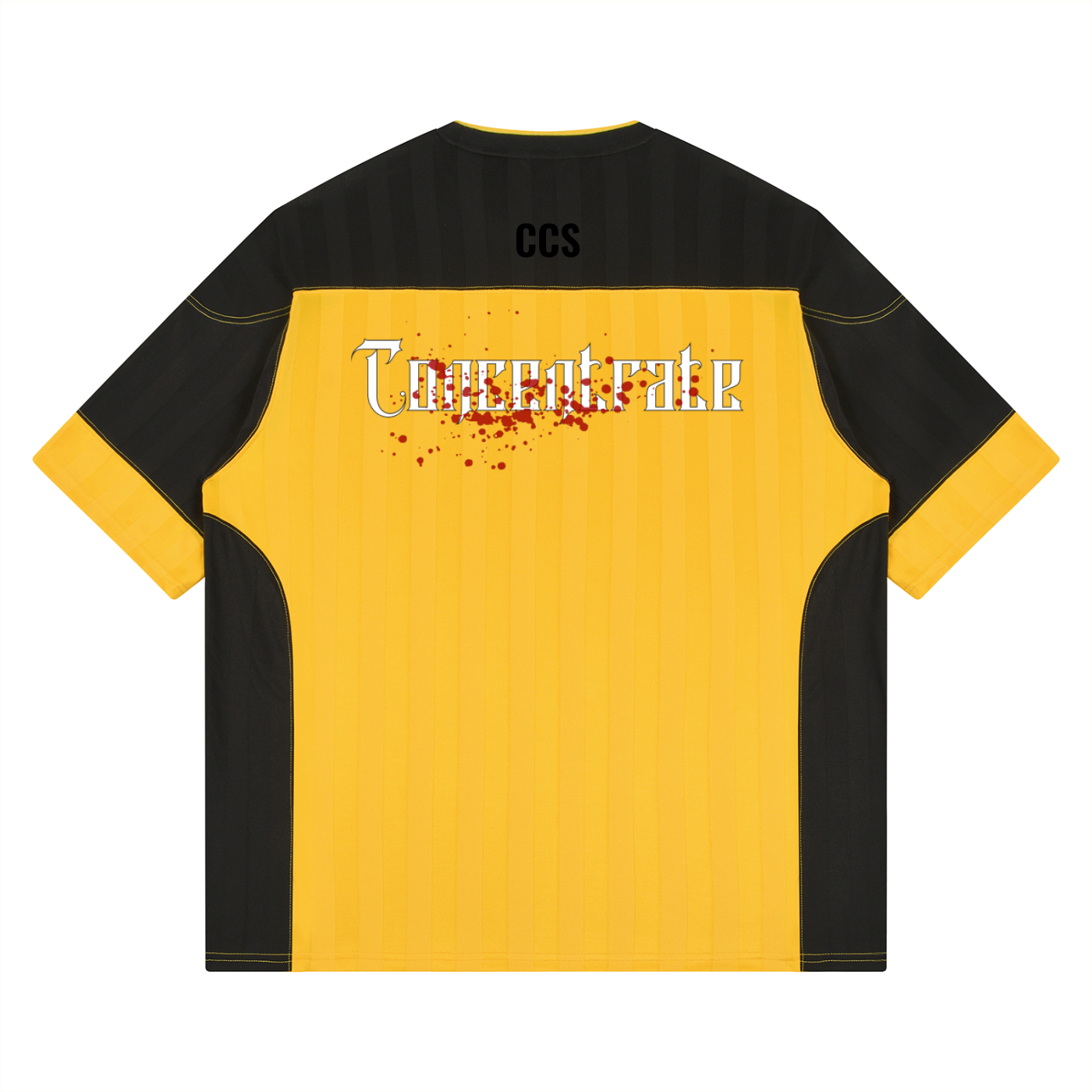 Concentrate Streetwear - Splatter - 150gsm Unisex Striped Raglan Jersey