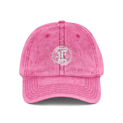 Concentrate Collective Streetwear - Vintage Cap Embroidered White Logo