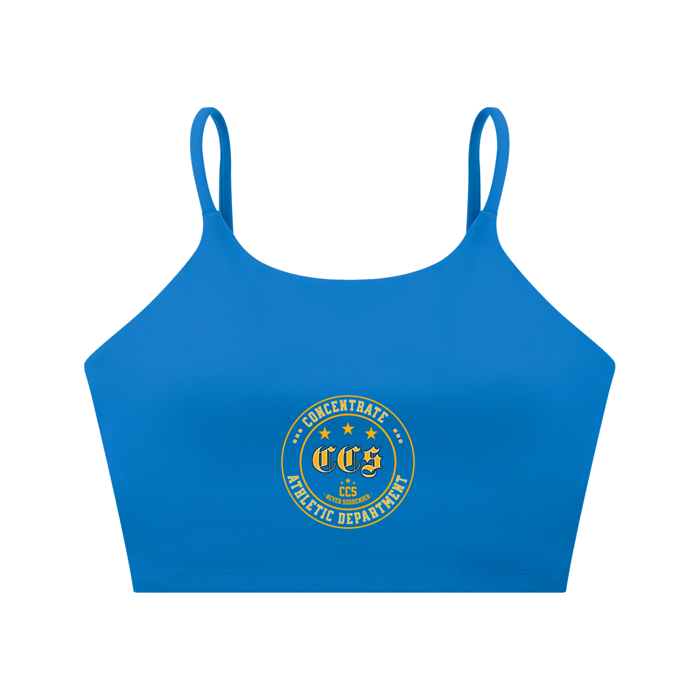 Concentrate Streetwear - CCS Athletics - Spaghetti Strap Yoga Sports Bra
