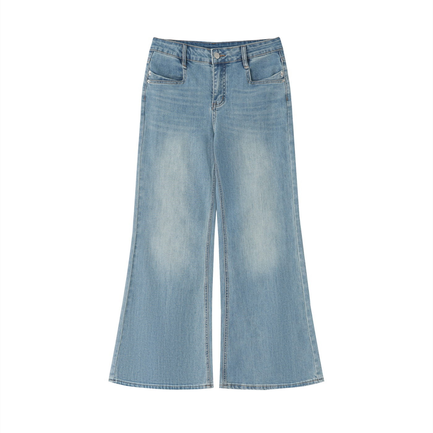 Concentrate Streetwear - Women's Vintage Wash Flared Leg Jeans