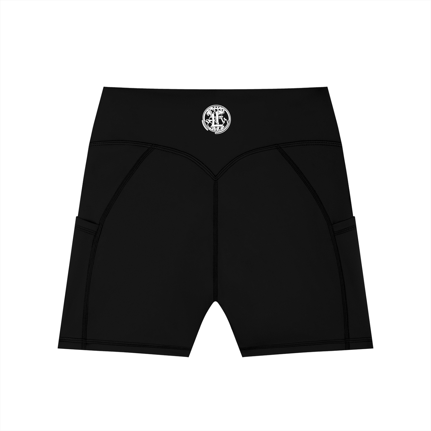 Concentrate Streetwear - CCS - Women's High-Waisted Pocket Biker Shorts