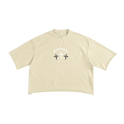 Concentrate Streetwear - Crossed - 270gsm French Terry Raw Edge T-Shirt